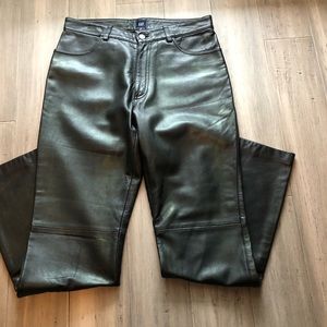 Black leather Pants